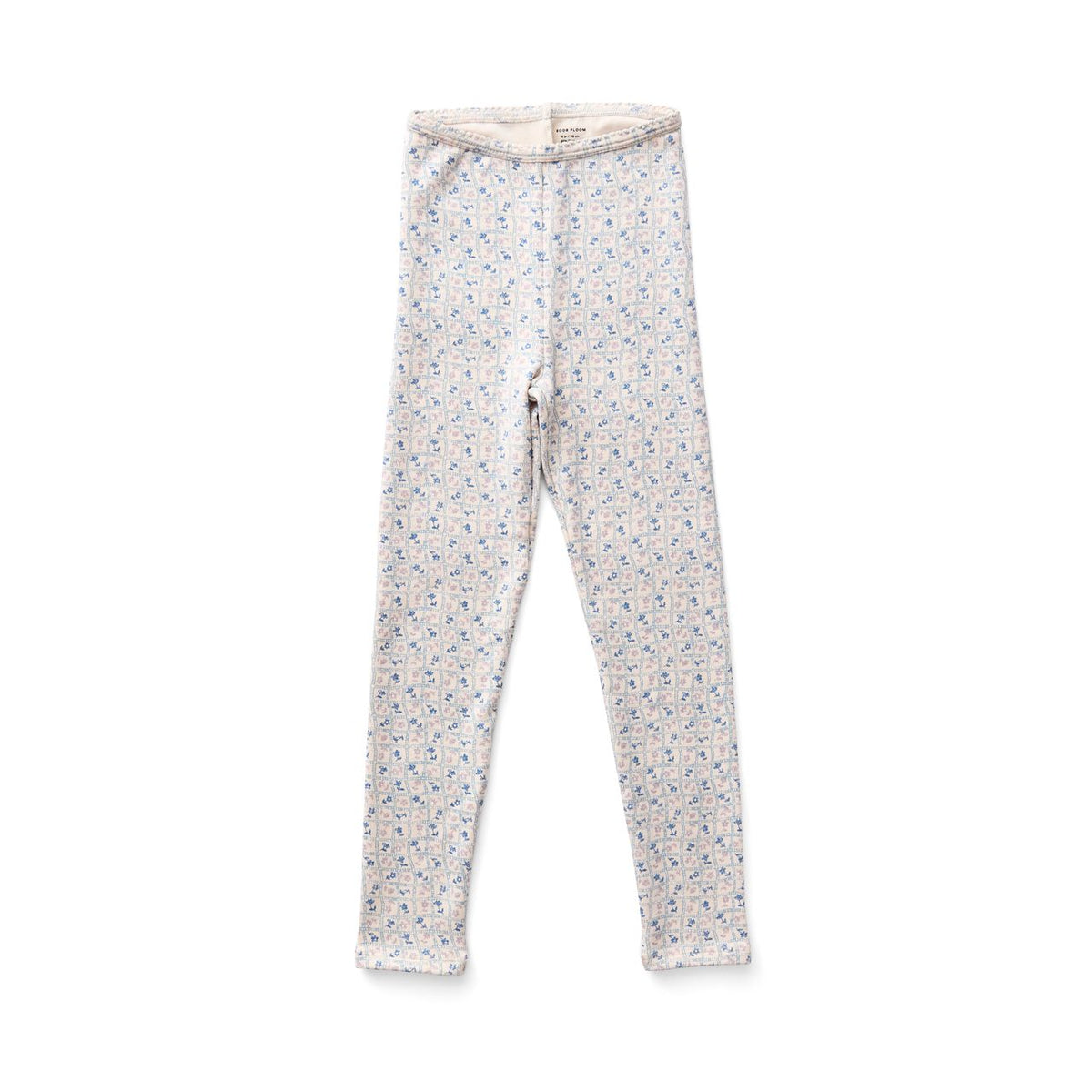 Soor Ploom, Stretch Legging in Flower Press Print, Azul – CouCou