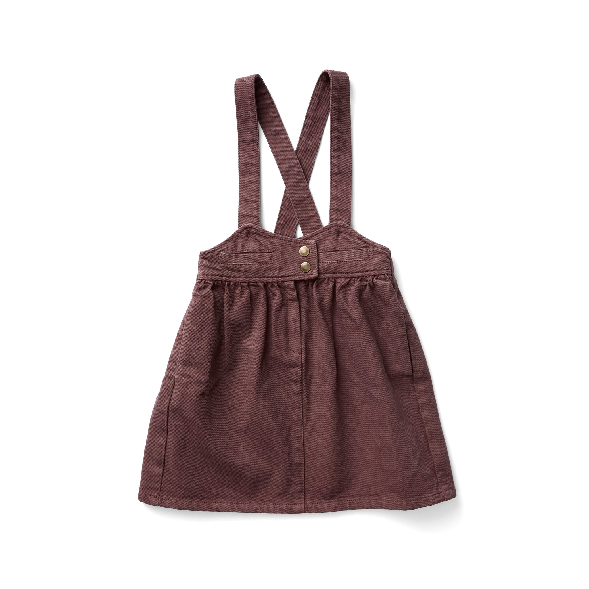Soor Ploom, Minnie Pinafore in Prune – CouCou