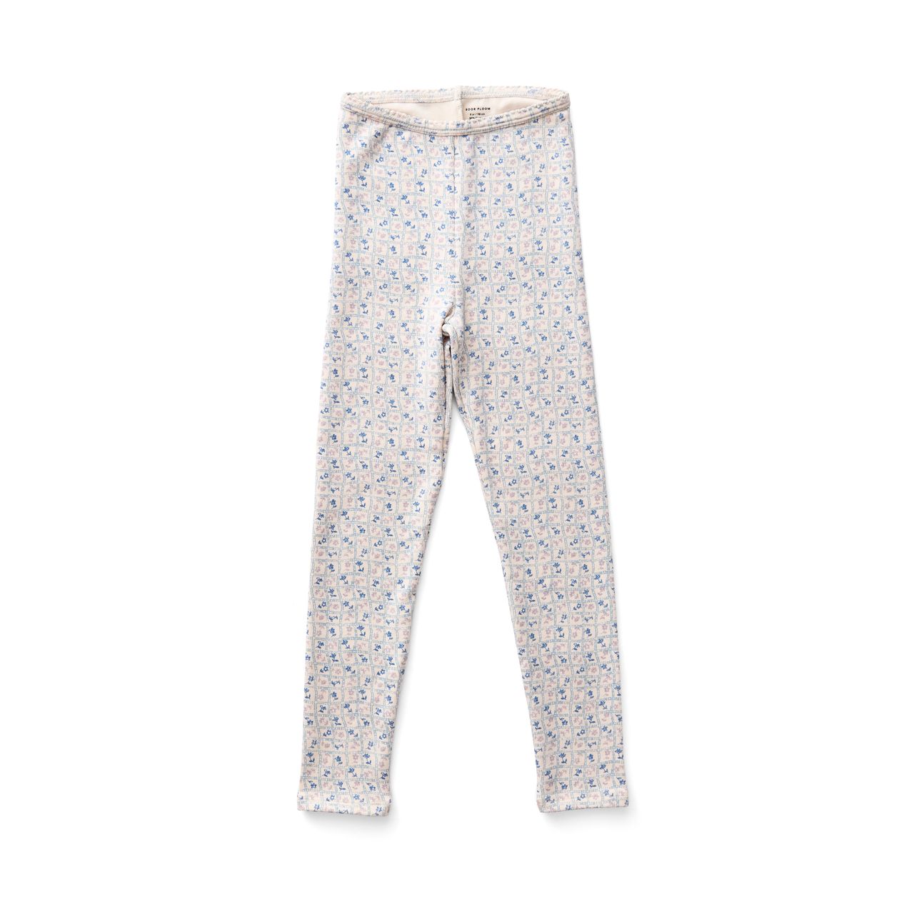 Soor Ploom, Stretch Legging in Flower Press Print, Azul – CouCou