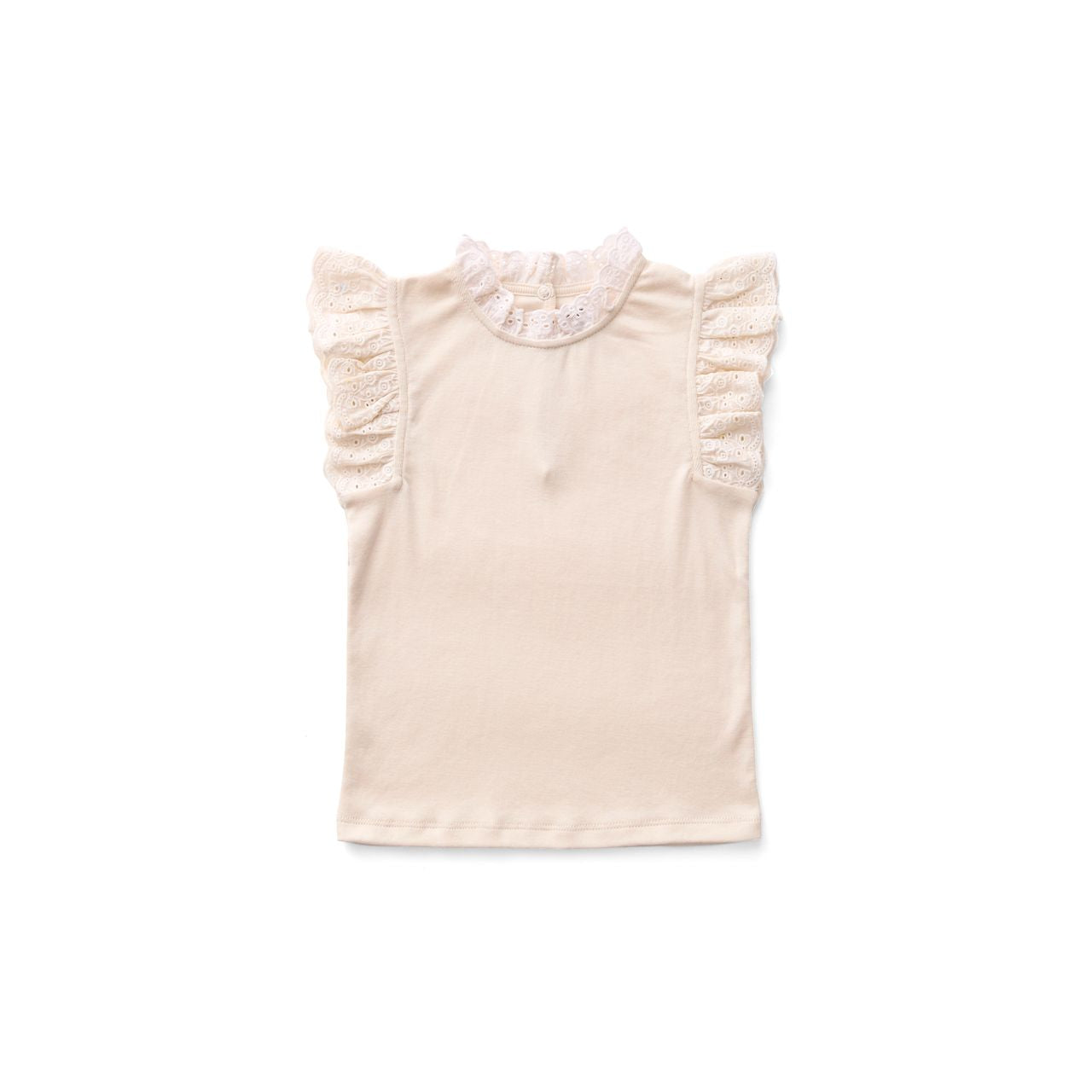 Soor Ploom, Eyelet Tee in Milk – CouCou